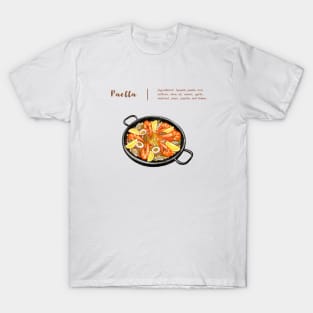 Spanish Food❤️Paella T-Shirt